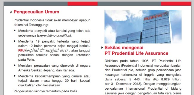 Asuransi Kesehatan Prudential