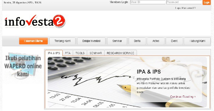 Informasi Reksadana Gratis Infovesta