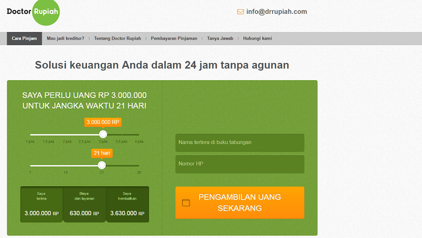 Pinjaman uang Fintech Drrupiah