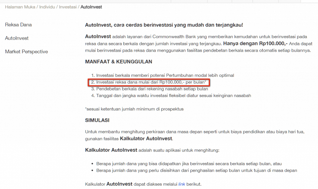 Investasi Auto Invest Dana Pensiun