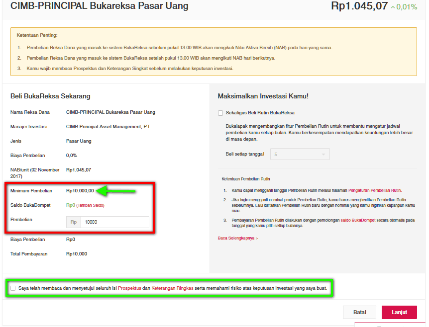 Keuntungan Reksadana Bukalapak