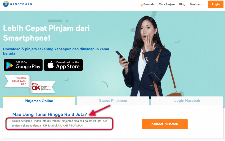 Pinjaman KTA Online Tanpa Kartu Kredit