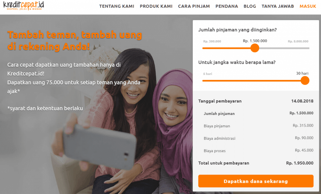 Kredit Cepat Pinjaman online dan Kredit Cepat 