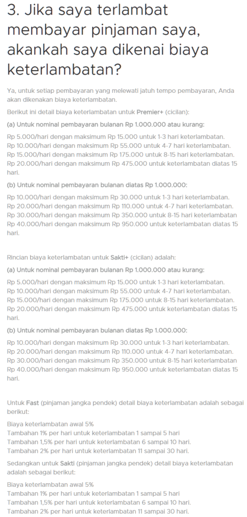 resiko pinjaman online