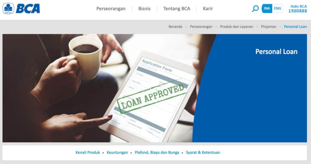 KTA BCA 2019 Personal Loan