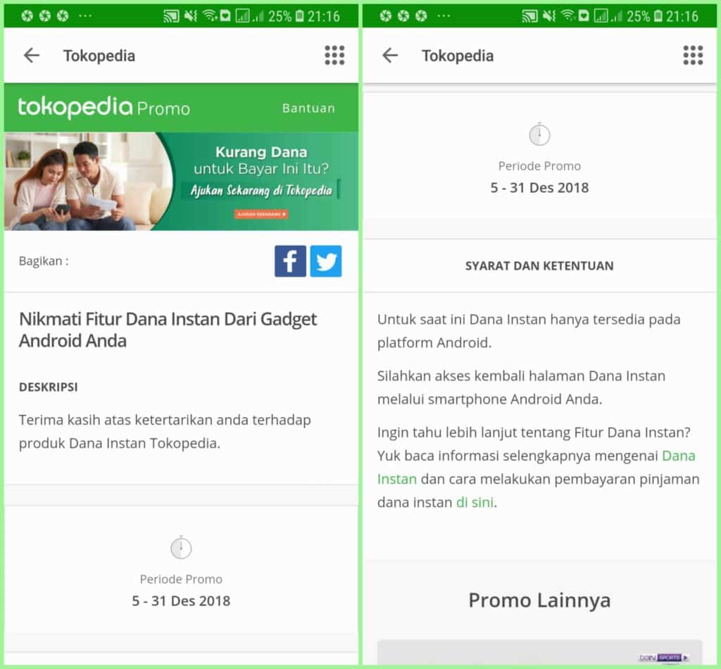 Pinjaman Online Tokopedia 2019