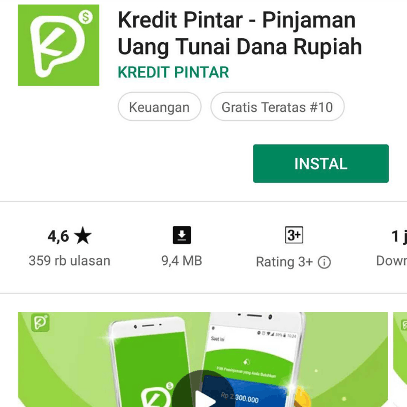 Pinjaman Dana Tunai Kredit Pintar