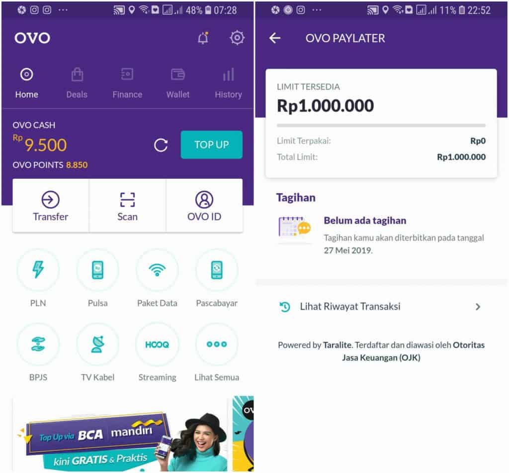 OVO PayLater KTA Kilat