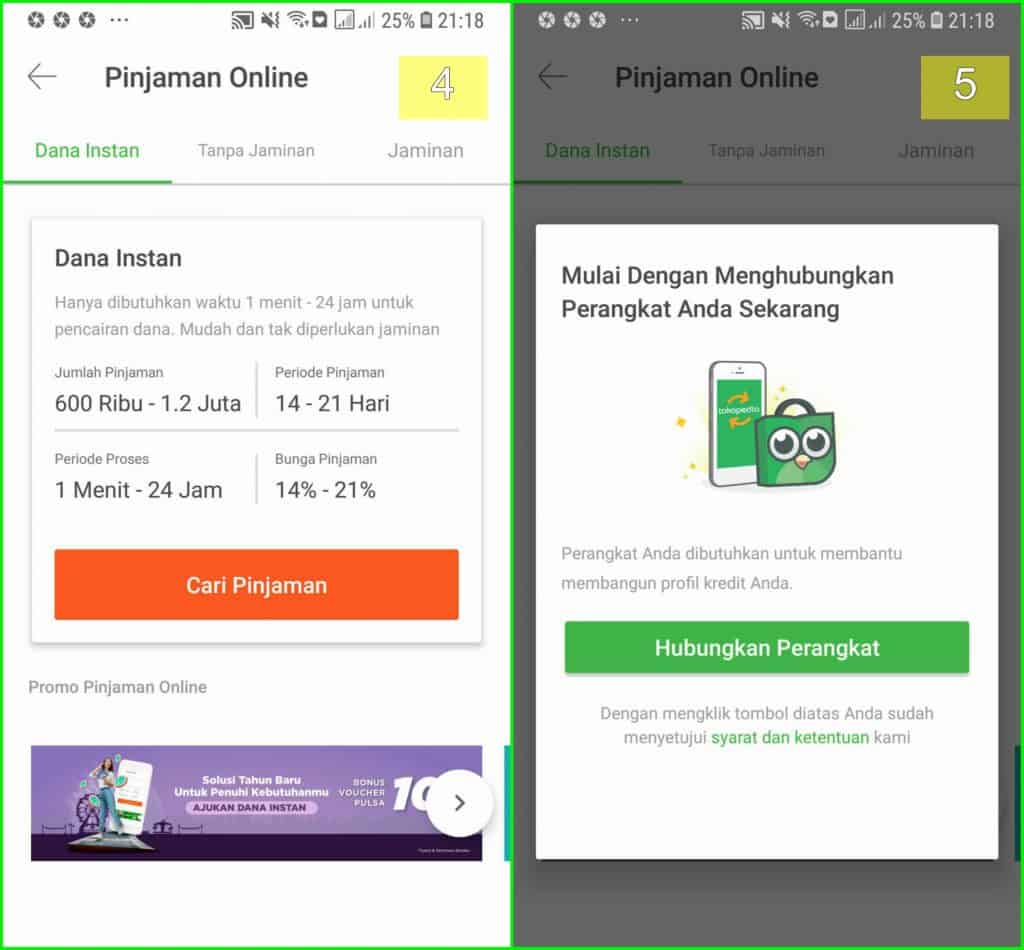 Pinjaman Dana Tunai Tokopedia