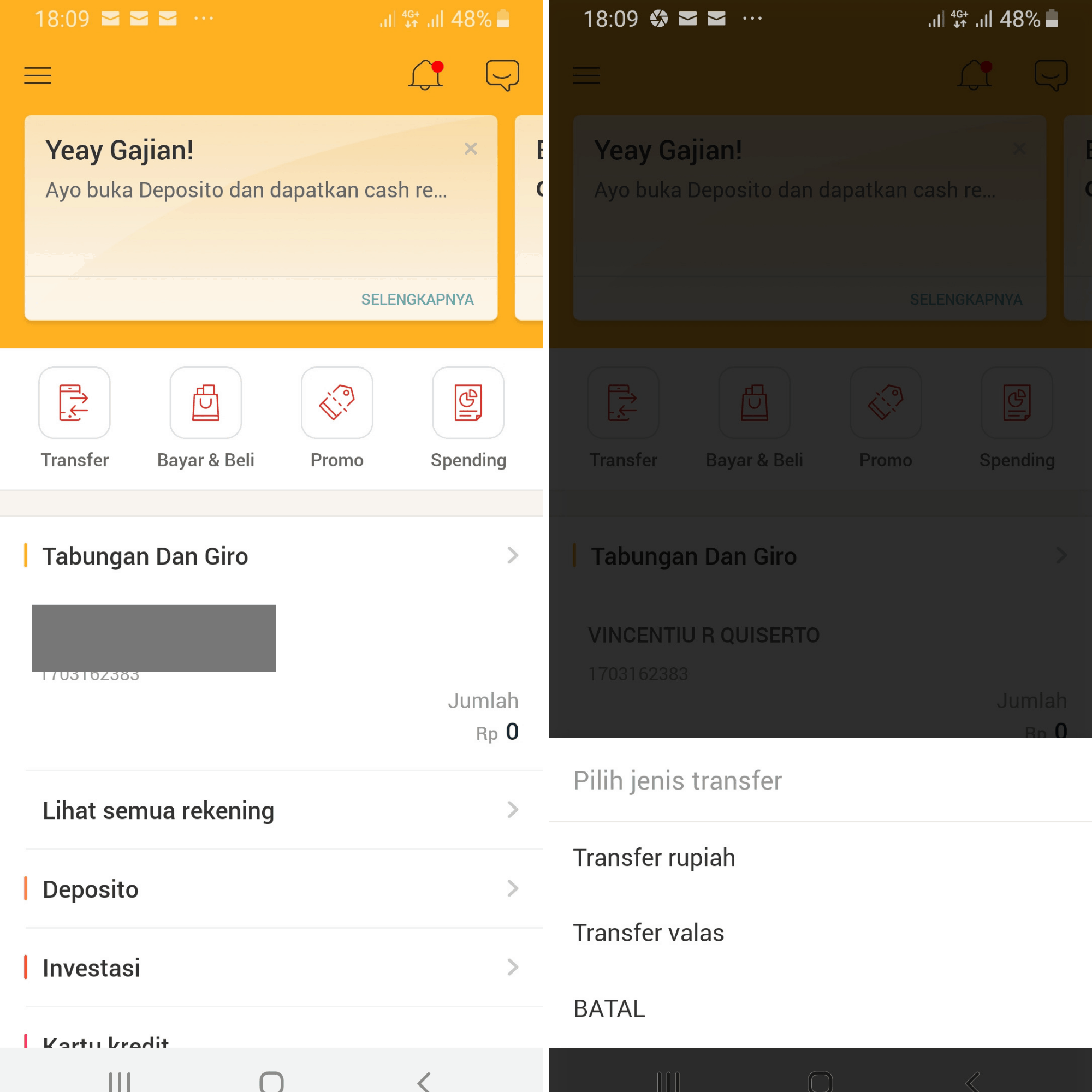 Aplikasi Mobile Banking Digibank DBS