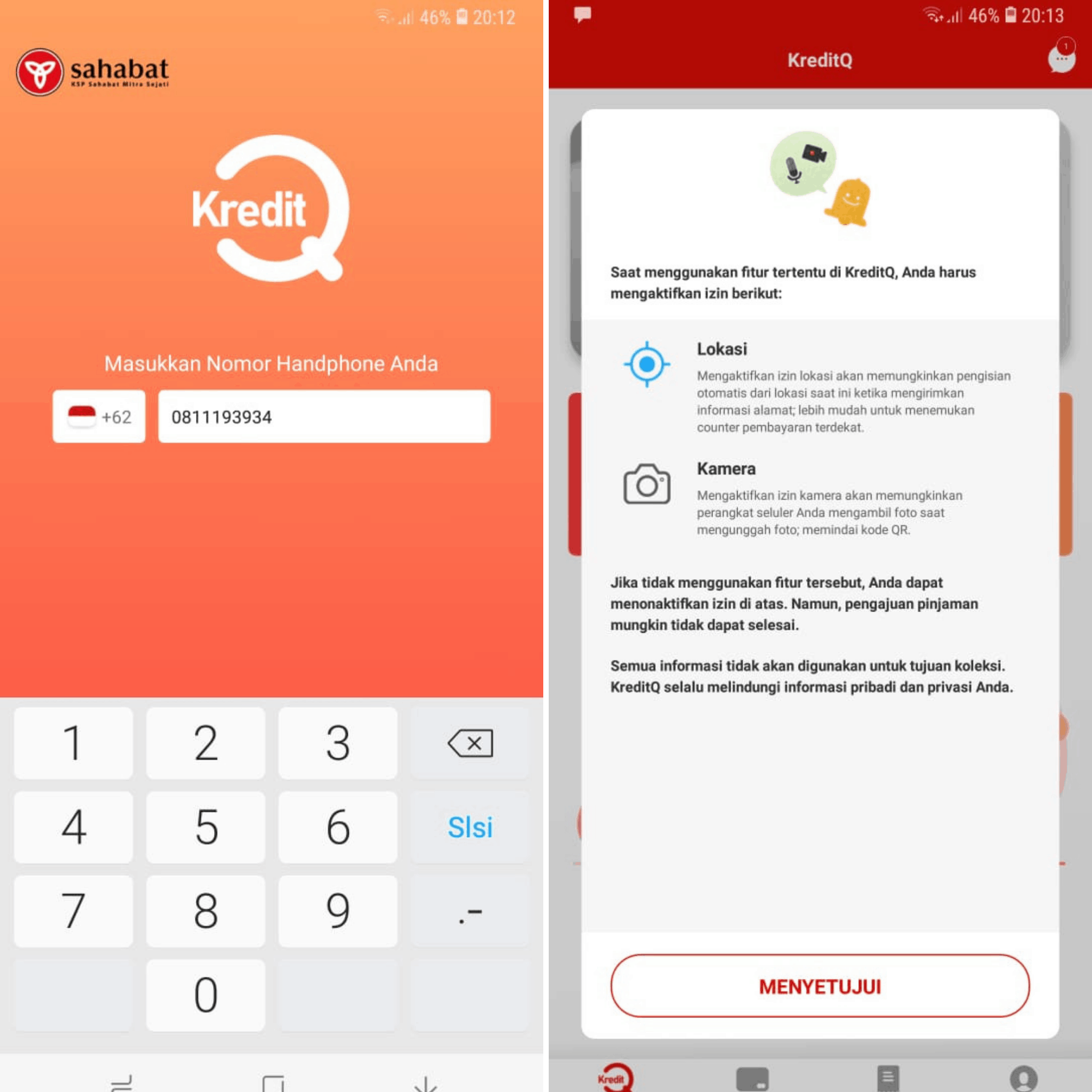 Aplikasi Koperasi Online KreditQ. Pinjaman di Koperasi Simpan Pinjam.