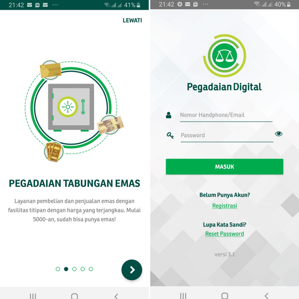Tabungan Emas Pegadaian Digital