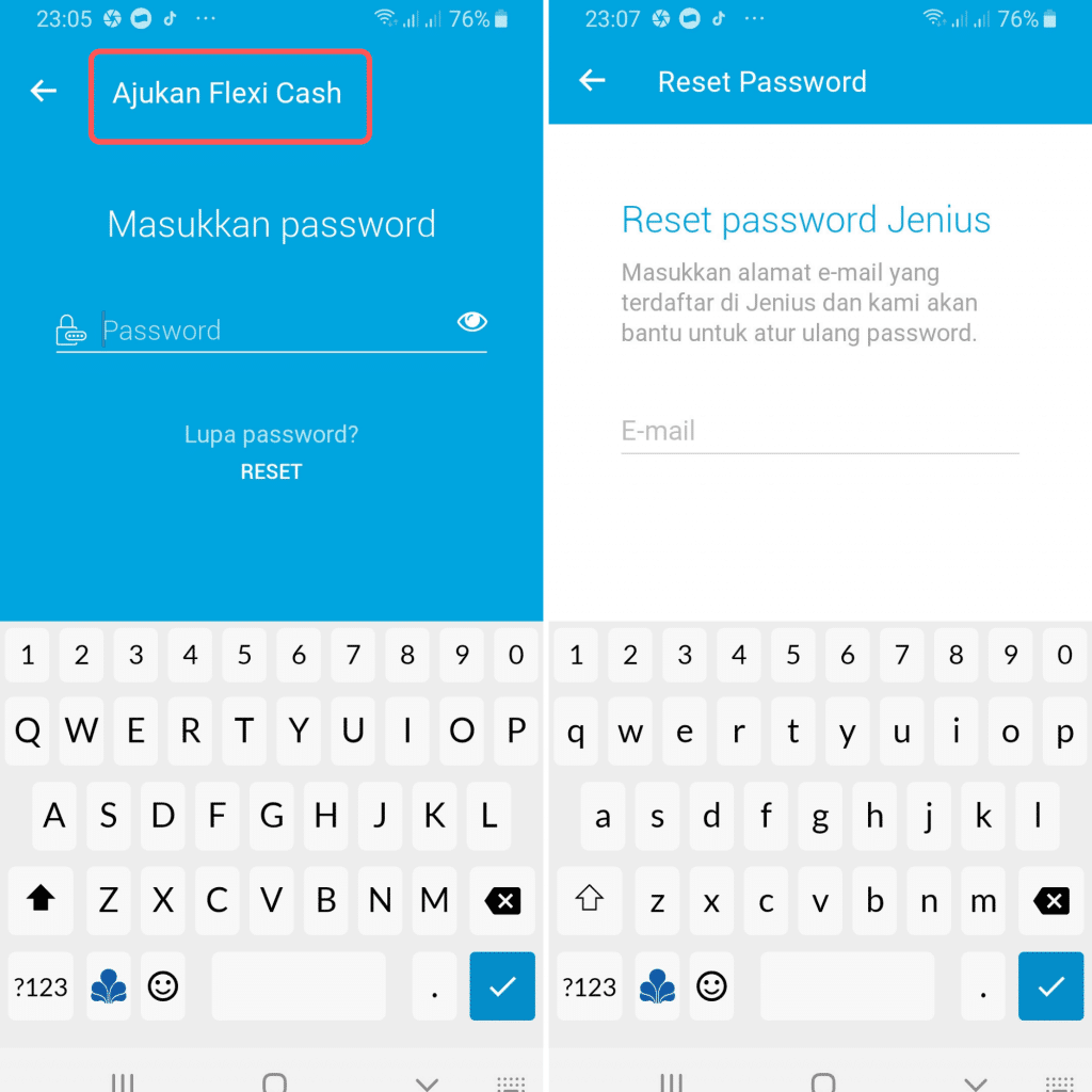 Pengajuan Jenius BTPN