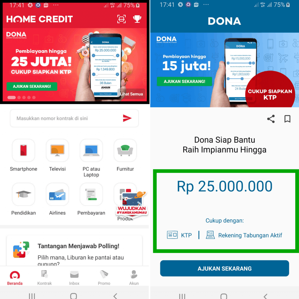 Pinjaman Multiguna HOme Credit