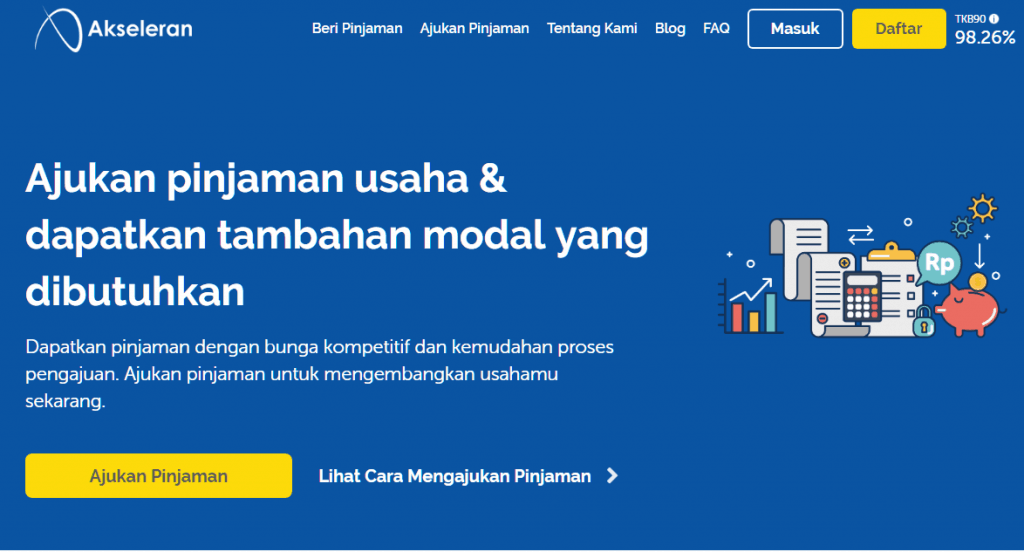 Akseleran Pinjam Modal Online di Fintech