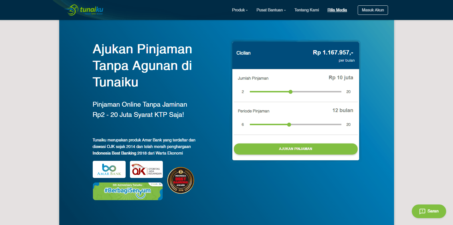 Tunaiku Pinjaman Uang Online