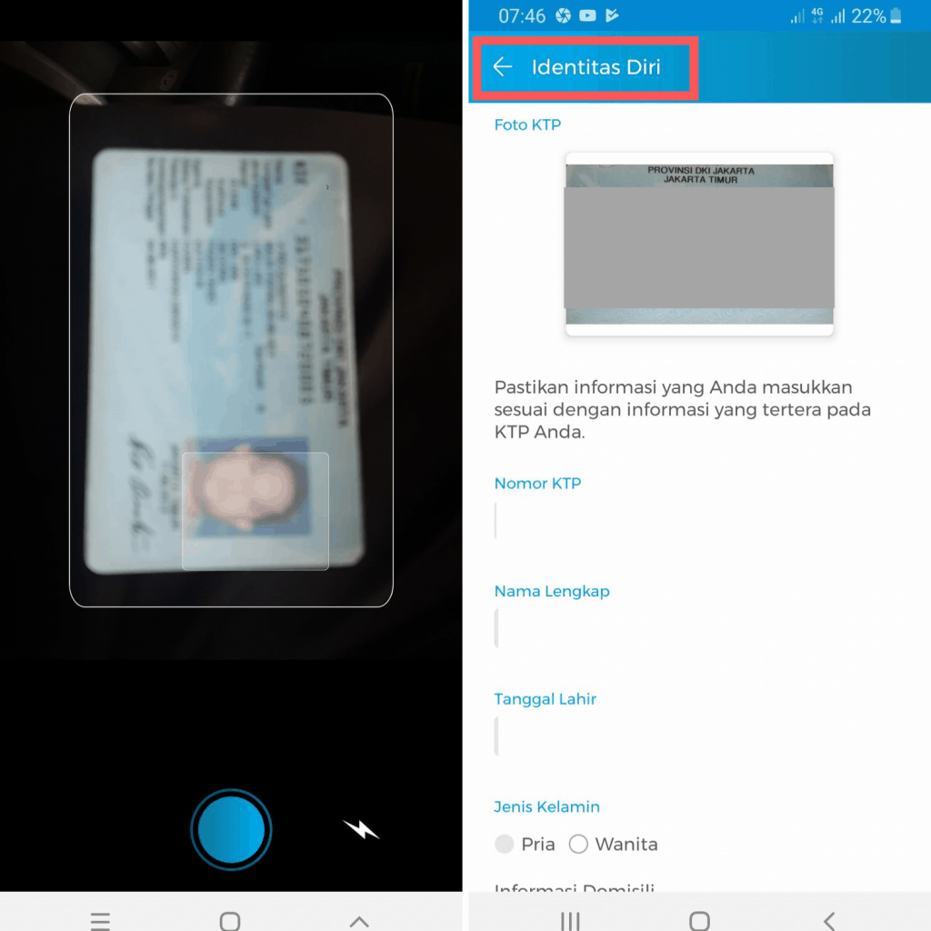 Upload Data KTP Aplikasi Julo Pinjaman Online
