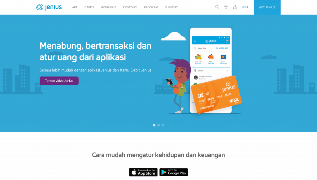 Jenius BTPN Aplikasi Mobile Banking