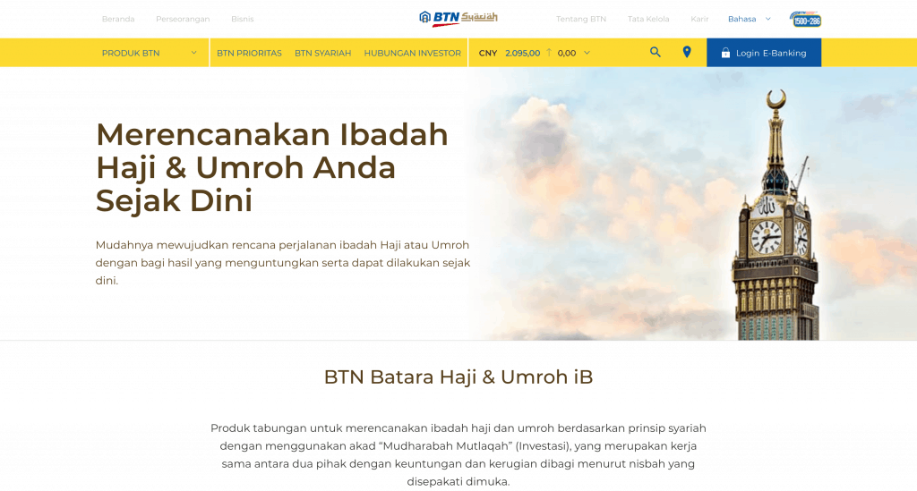 Tabungan Haji BTN Syariah