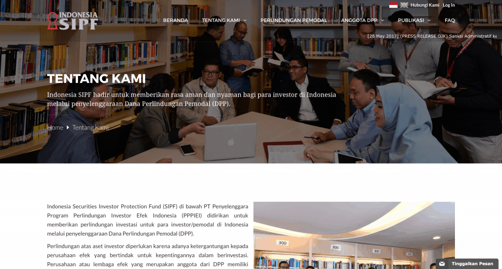 Indonesia Perlindungan Pemodal Saham