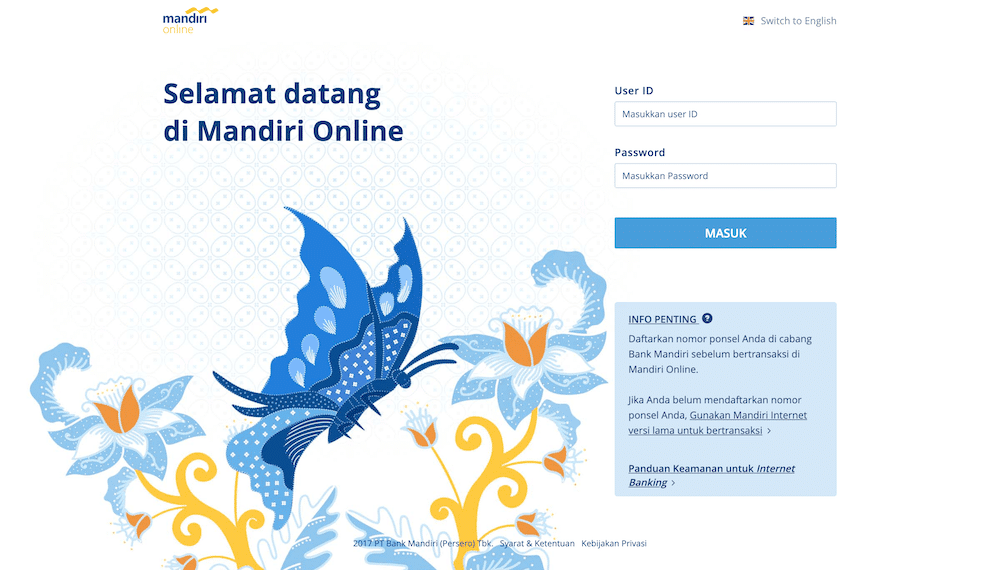 Mandiri Online Internet Banking