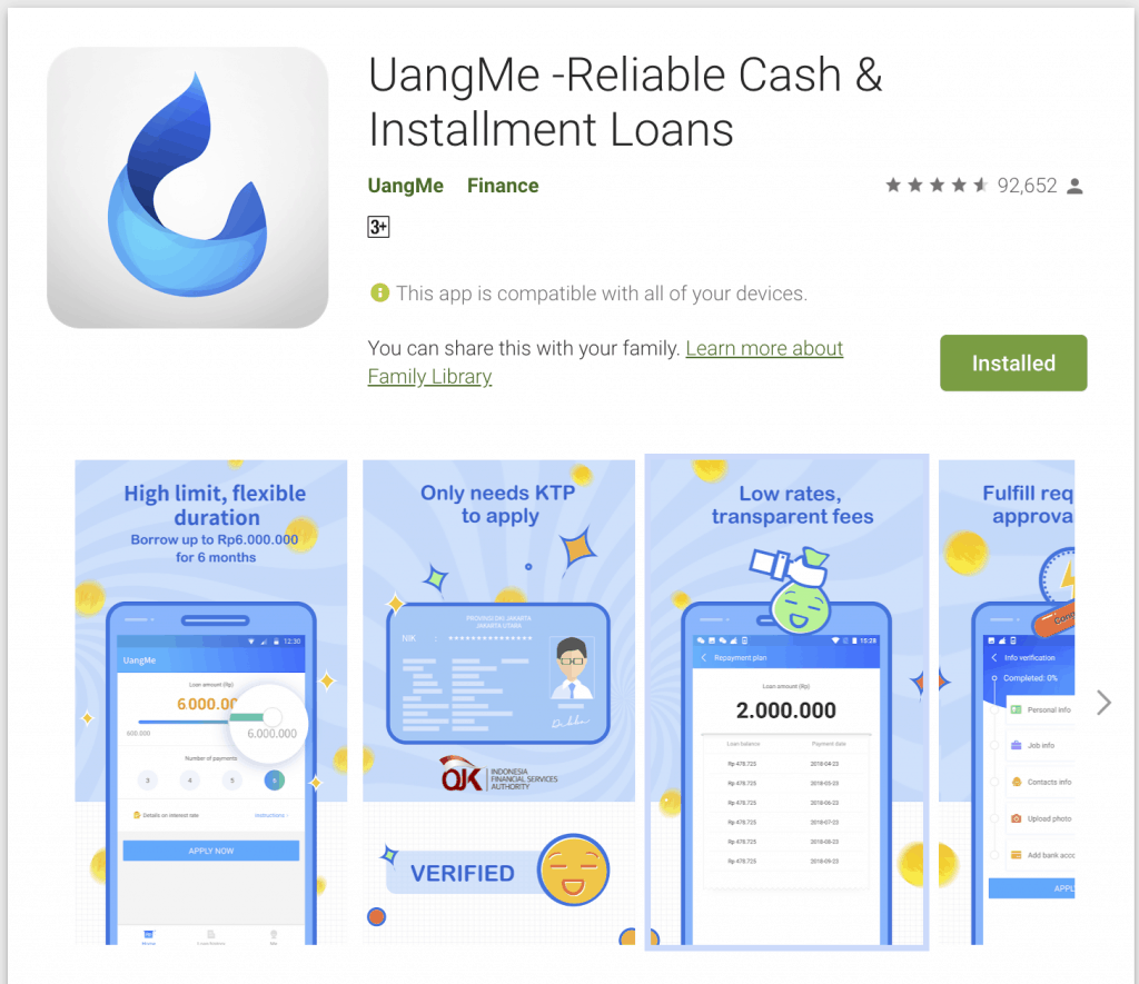 Pinjaman Online UangMe