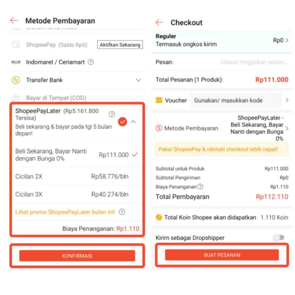 Cicilan Tanpa Kartu Kredit Shopee PayLater