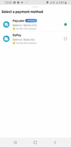 Pinjaman Gojek PayLater