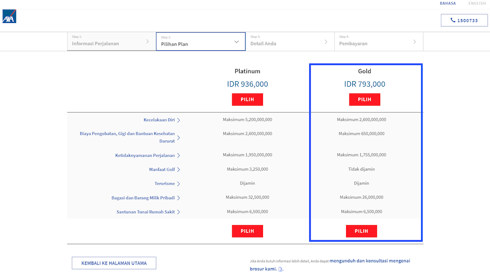 Premi Online Asuransi Perjalanan