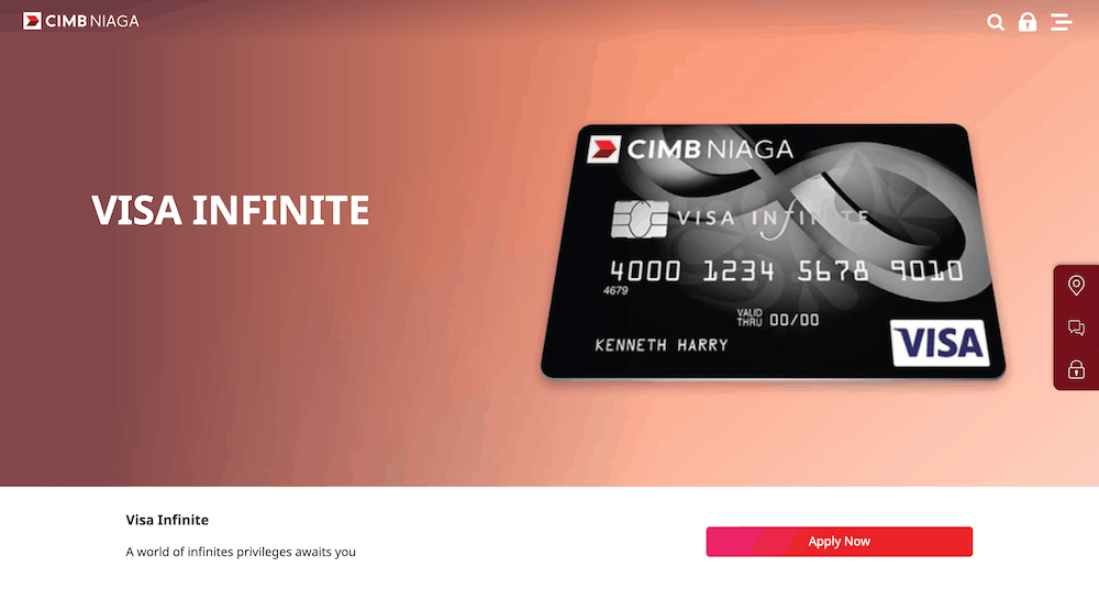 Kartu Kredit Travel CIMB Niaga Visa Infinite