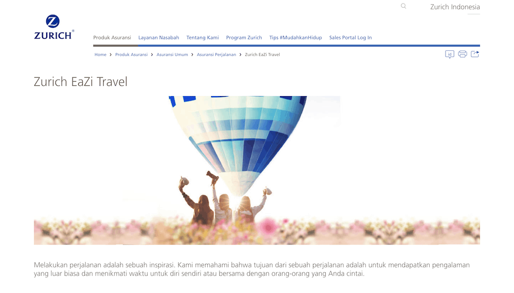 Zurich Asuransi Perjalanan