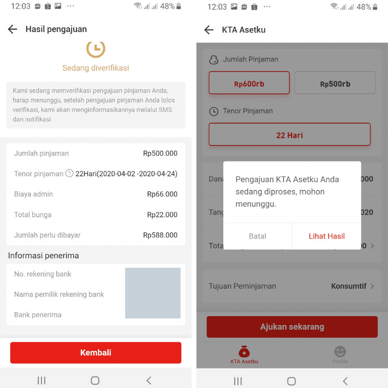 Ajukan Sekarang KTA Asetku