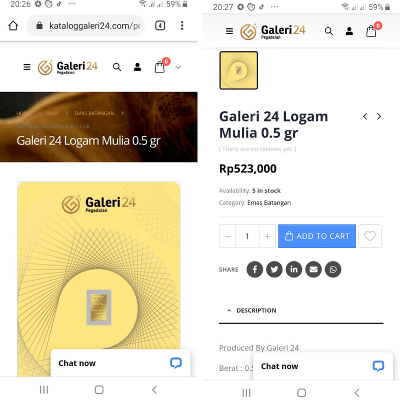 Cara Beli Logam Mulia di Galeri 24