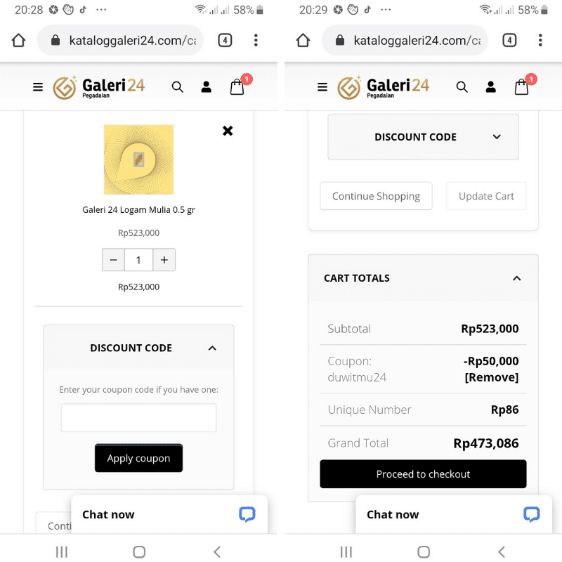 Diskon Beli Logam Mulia di Galeri 24