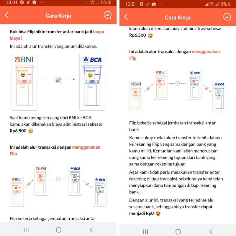 Cara Kerja Flip Transfer Uang Gratis