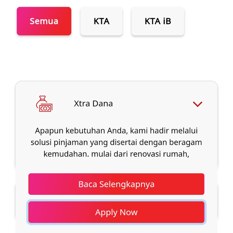 Aplikasi KTA CIMB Niaga Syariah