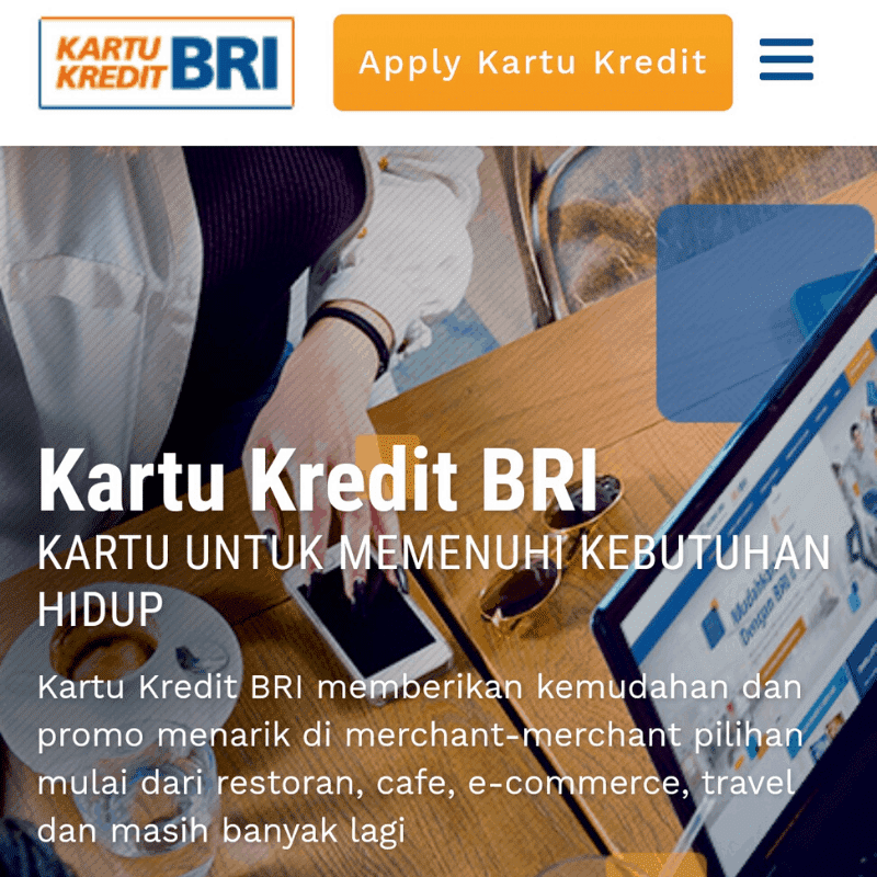Cara apply kartu kredit BRI