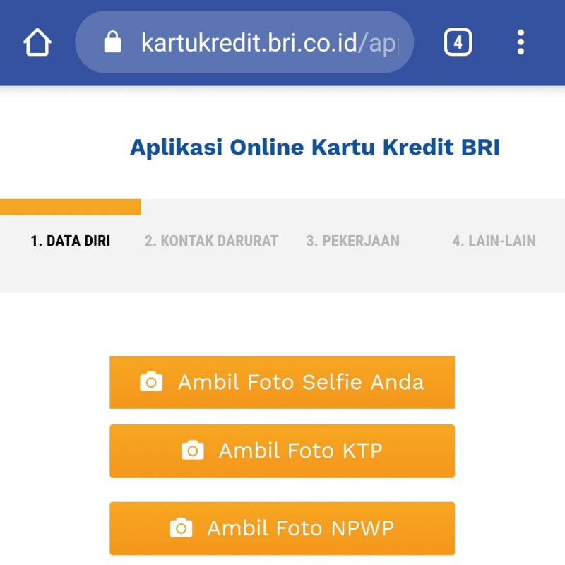 Cara apply kartu kredit BRI