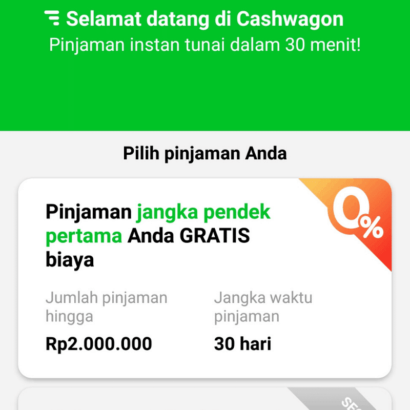 Cara pengajuan pinjaman tunai Cashwagon