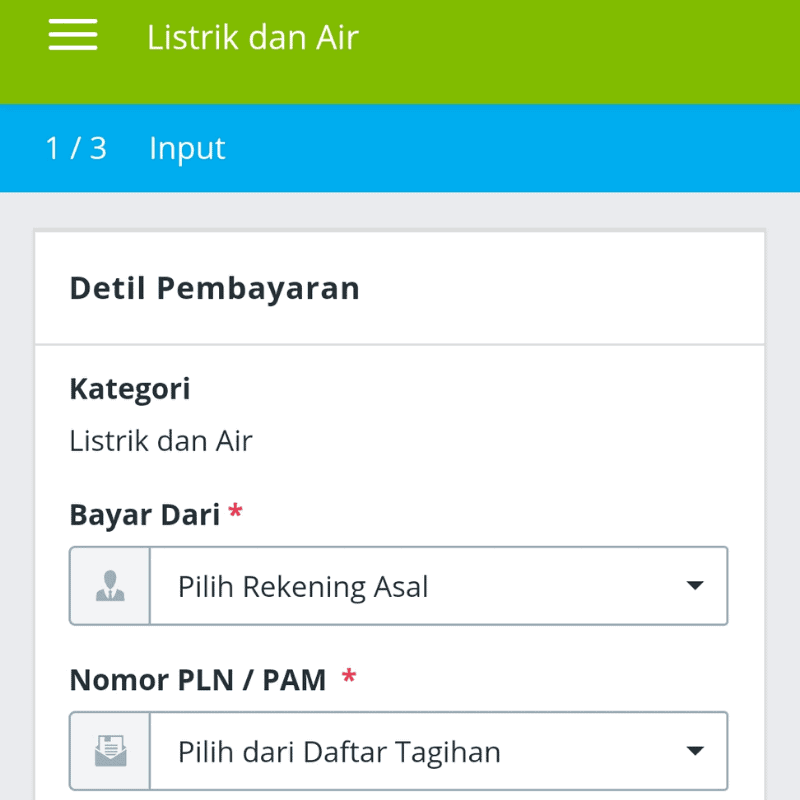Aplikasi PermateNet Rekening