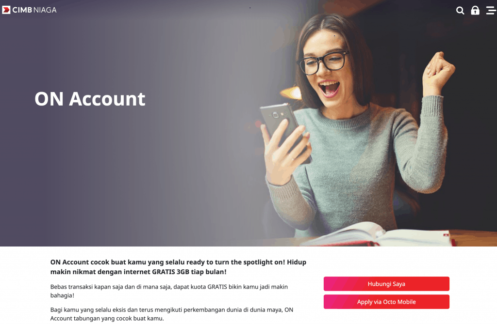 Tabungan On Account CIMB Niaga Gratis Kirim Uang