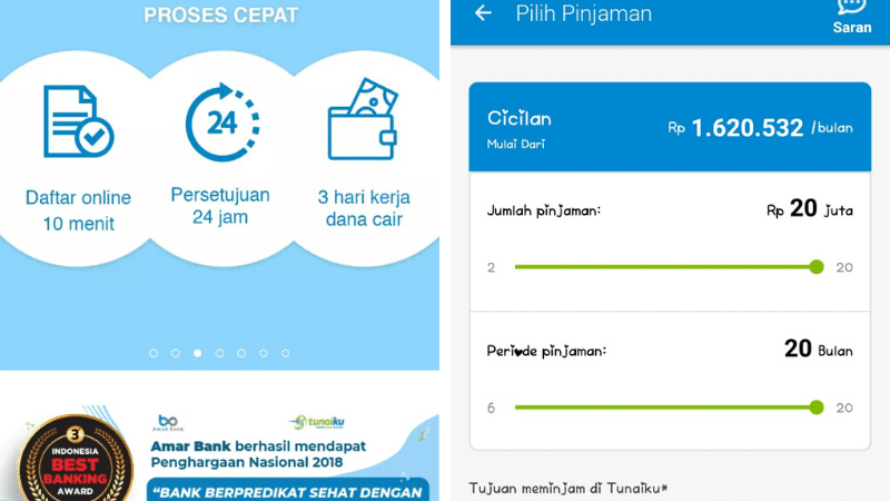 Bunga Tunaiku Cicilan Tanpa Jaminan