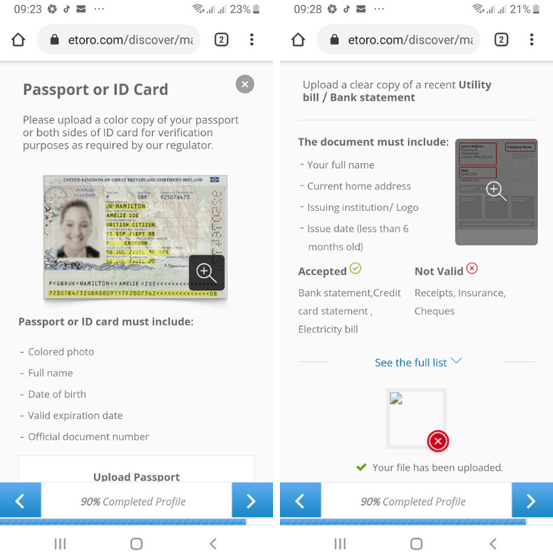 eToro Saham Internasional