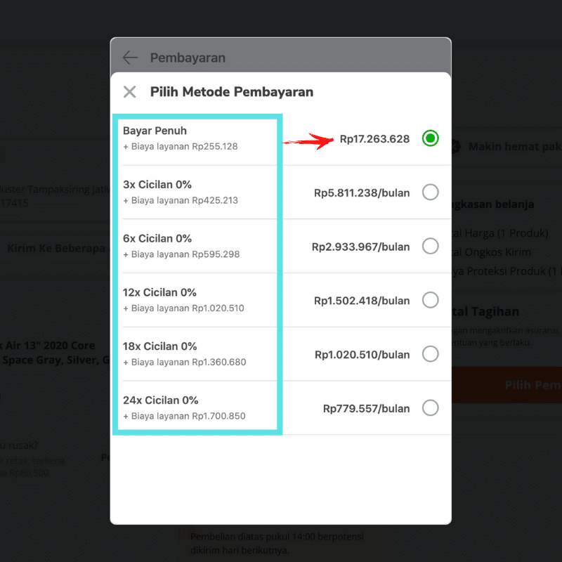 Cicilan Kartu Kredit dan Biaya Layanan