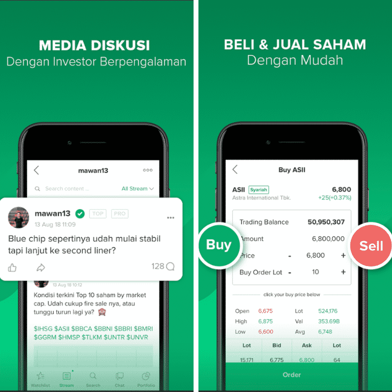 Aplikasi Trading Stockbit