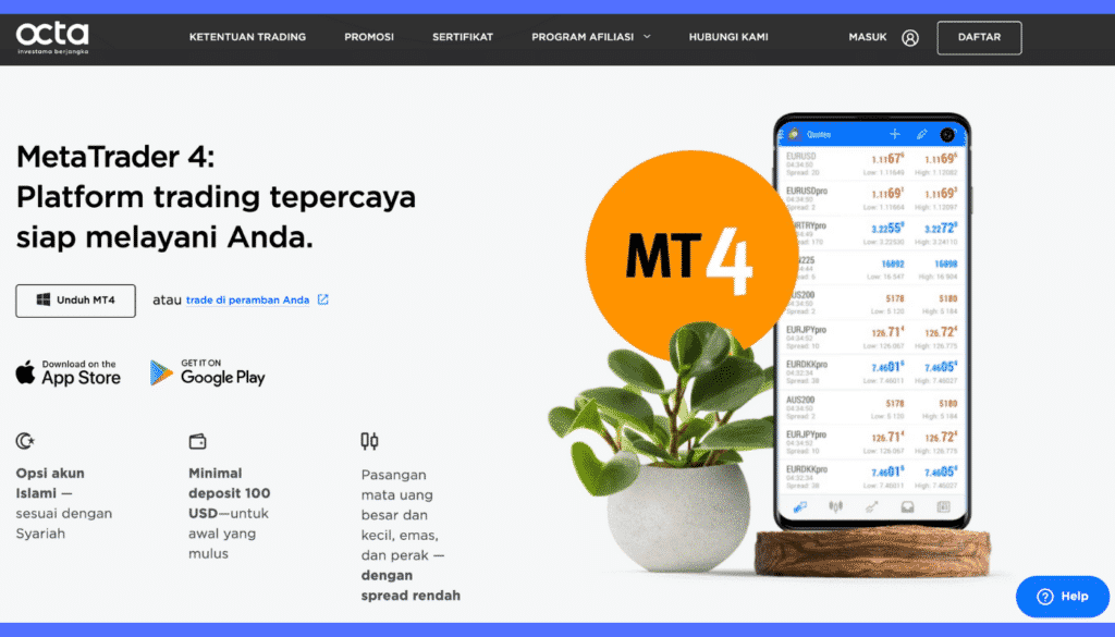 Octa.id Broker Forex Izin Bappebti