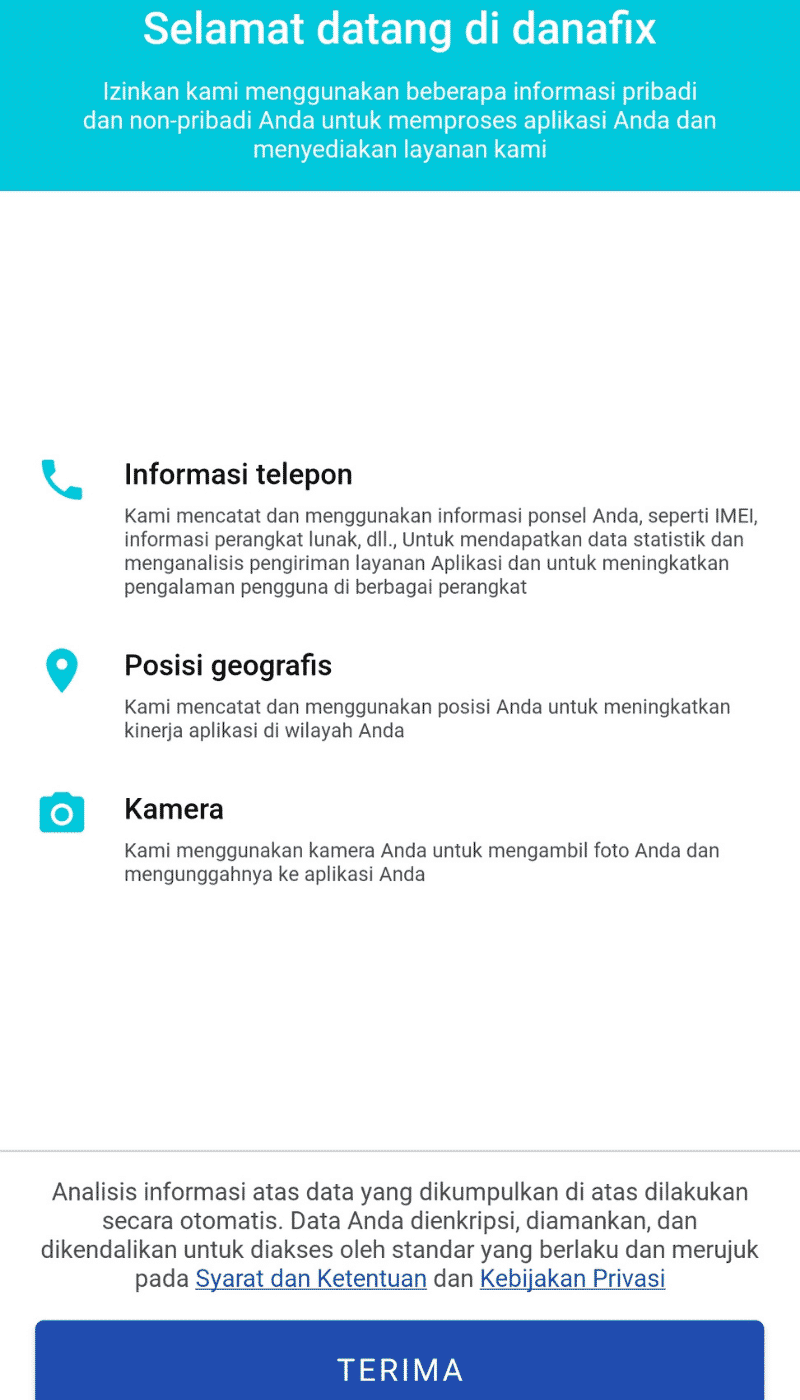 Danafix Aplikasi Pinjol