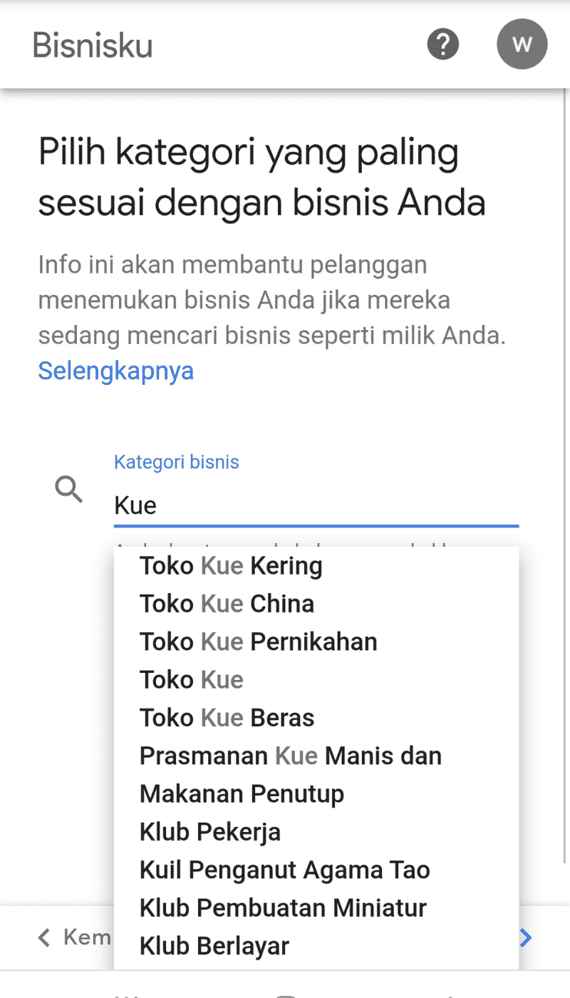 Google Bisnisku Daftar