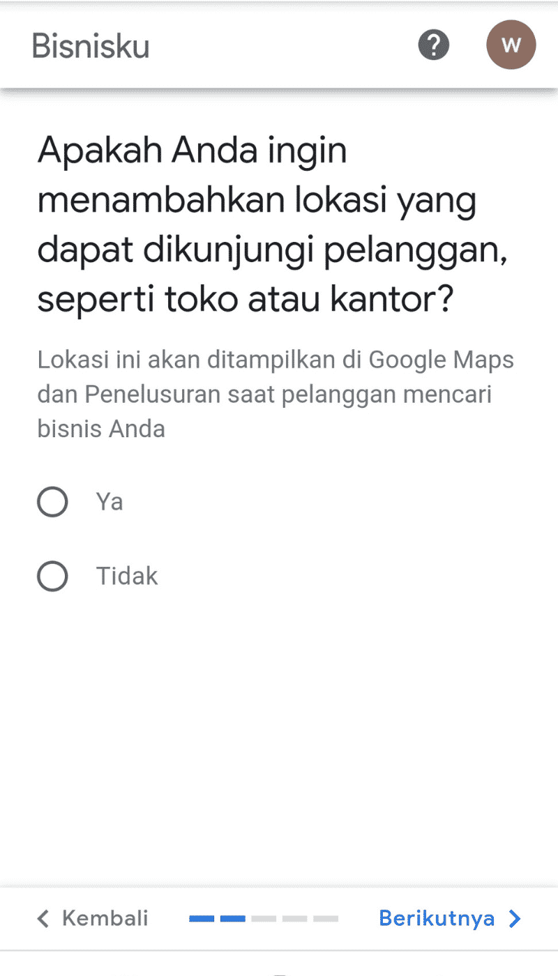 Google Bisnisku Daftar