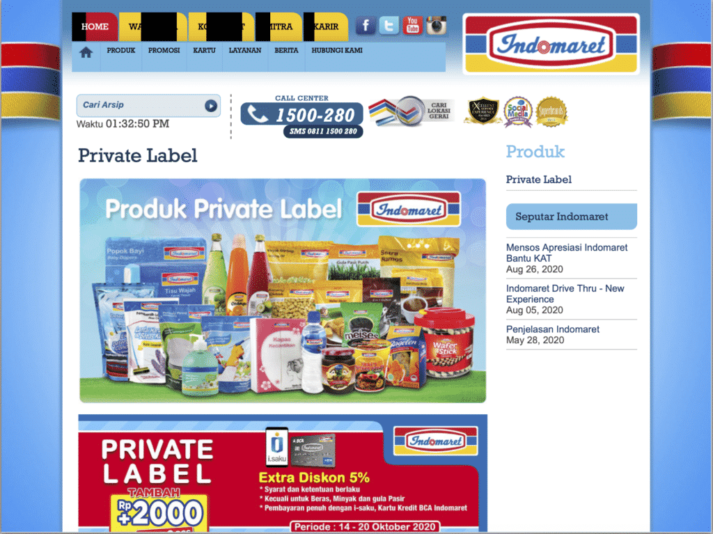 Private Label Indomaret
